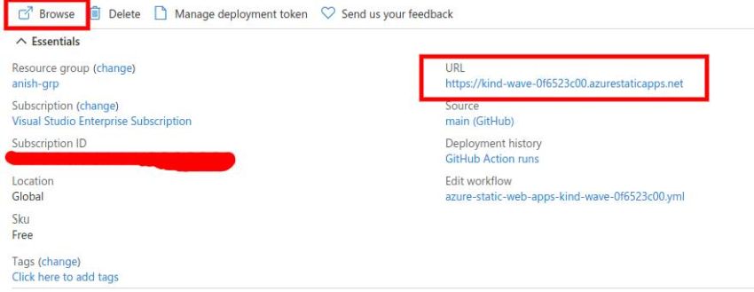 Getting Started with Azure Static Web App